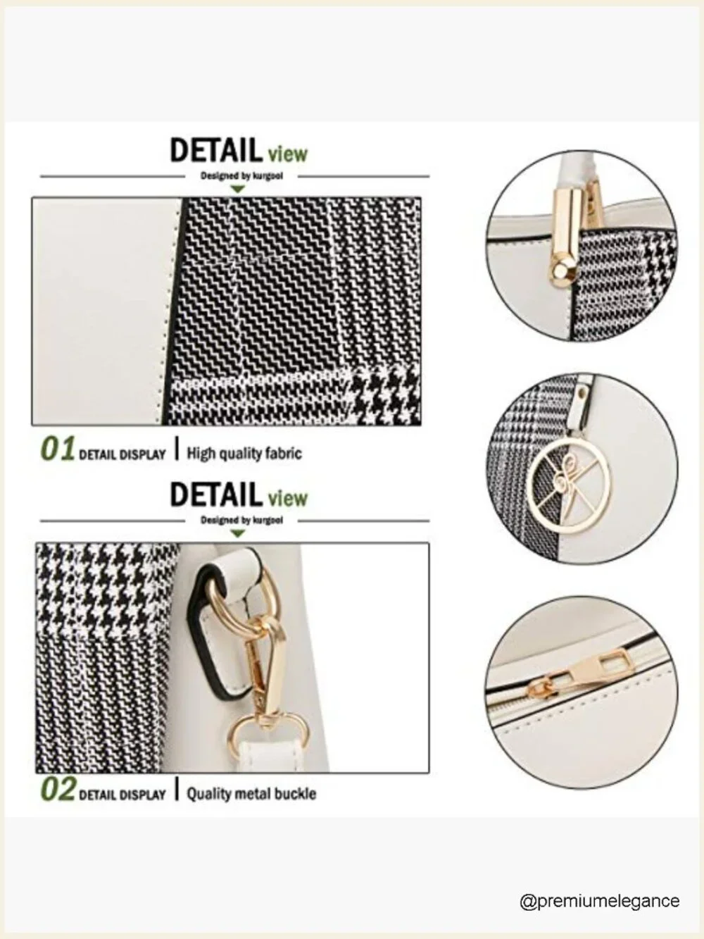 Top Handle Satchel Messenger Tote Bag with Shoulder Strap